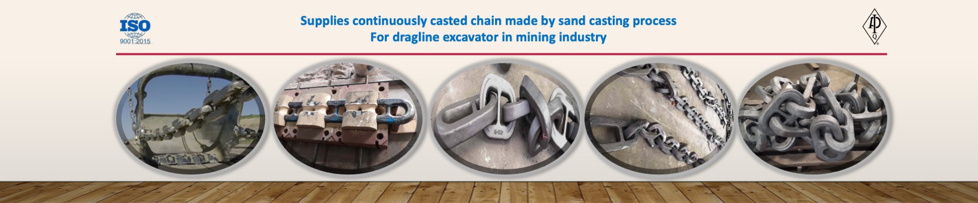 Continuously Cast Chains